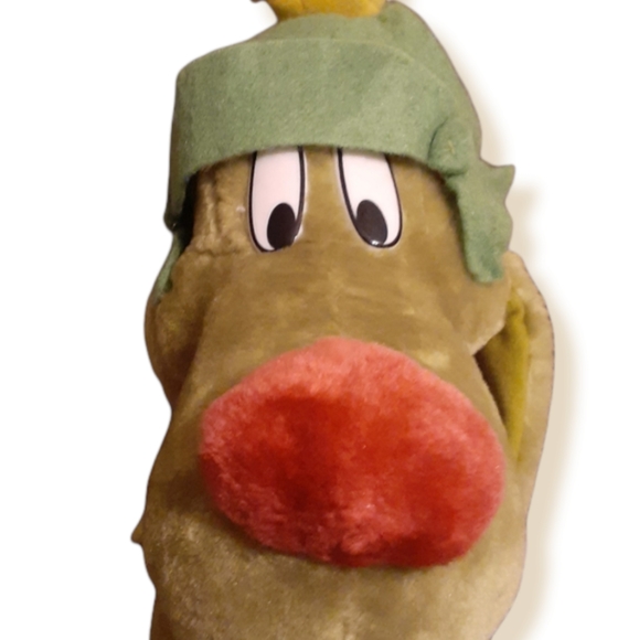 Rare Vintage 1998 23" Looney Tunes Marvin Martian Green Comander K9 Dog Plush - Picture 7 of 7